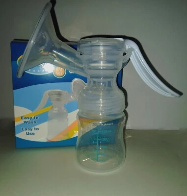Griptight, Manual Breast Pump with 125ml Bottle, BPA Free - Image 1 of 4