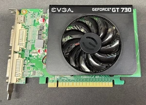 EVGA GeForce GT 730 PCI-Express Video Card DVI-I x2 & Mini HDMI 02G-P3-2738-KR - Picture 1 of 5