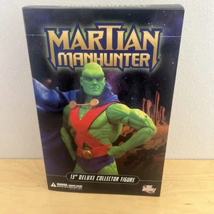 Martian Manhunter 13" Deluxe Boxed Action Figure Doll Scala 1:6 Nuovo DC Amricons - Foto 1 di 7