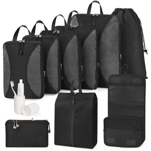 Kompressions-Packwürfel 10 Sets, Packorganizer, ausziehbarer Koffer oder... - Bild 1 von 7