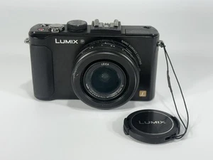 Panasonic LUMIX DMC-LX7 fotocamera digitale nera 10,1 megapixel ~ senza alimentazione / AS-IS - Foto 1 di 12