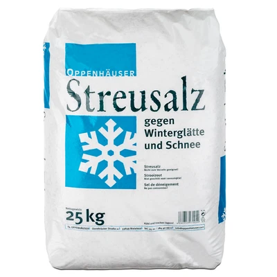 25 kg Streusalz deutsches Auftausalz Streugut 25 Kg Taumittel Salz - Bild 1 von 4