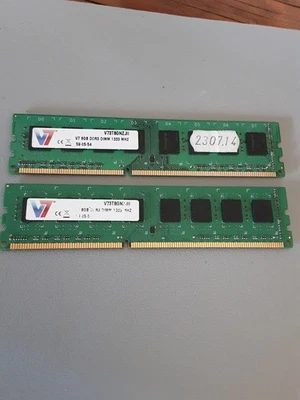 16GB DDR3  PC RAM V7 PC3 - 1333MHZ -10600U  DDR3 V73T8GNJII - Immagine 1 di 4