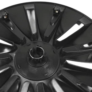 *4PCS 19in Wheel Hubcap Matte Black Reduce Wind Resistance For Model Y 2020-2023 - Picture 1 of 12