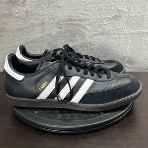 Adidas Herren Größe 10 Schwarz Wildleder Samba Klassisch Hallen Fußball Schnürschuhe Turnschuhe - Bild 1 von 10
