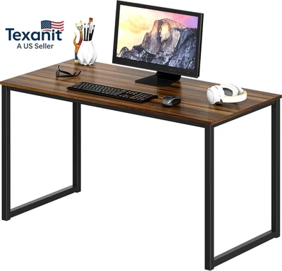 Mission 40-Inch Home Office Computer Desk, Walnut - Image 1 of 4