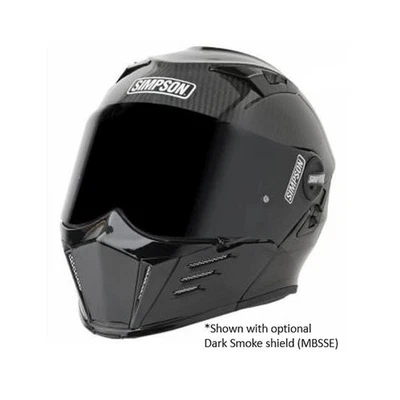 Simpson Motorcycle M59LC Mod Bandit Helmet Adult Large Carbon Fiber - Image 1 of 4
