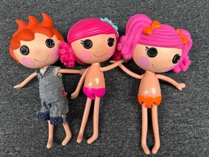 Lalaloopsy Large Dolls Lot of 3 – Red Hair Boy & 2 Pink Hair Girls 30cm - Foto 1 di 11