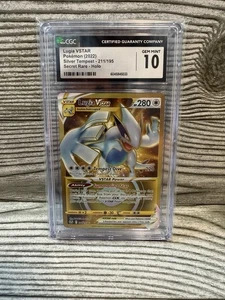 Lugia VSTAR 211/195 Secret Rare - Silver Tempest CGC 10 Gem Mint  - Bild 1 von 2