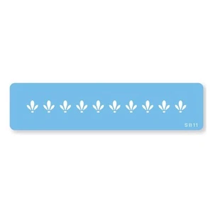 JEM SNOWDROP LACE BORDER Cake Decorating Stencil Sugarcraft Decoration Baking - Picture 1 of 1