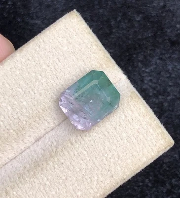 5-Carats beautiful pink & Green Bi Color  Blue Tourmaline From Afghanistan 🇦🇫 - Image 1 of 4