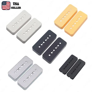 2 Pcs P90 Soapbar Pickup Cover 50mm 52mm Pole For LP SG Guitar 4 Colors - Picture 1 of 17
