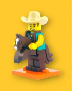 LEGO Disfraz de Vaquero Hombre Minifigura Coleccionable Serie 18! - Imagen 1 de 2
