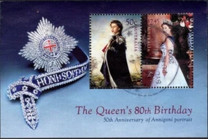 Mini hoja Australia Queens's 80th Birthday 2006 buena a fina publicación usada - Imagen 1 de 1