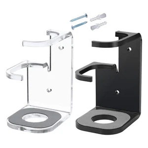 Acrylic Lightsaber Stand Wall Mount Sword Display Holder Star/Wars- Clear-Black - Picture 1 of 14