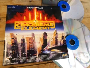 LE CINQUIEME ELEMENT LASERDISC PAL LD LUC BESSON BRUCE WILLIS ORIGINAL 1997 - Foto 1 di 12