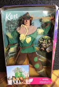 KEN AS SCARECROW, EL MAGO DE OZ BARBIE, #25816, SIN PRECIO BASE, CAJA RESOLADA, ¡2000! - Imagen 1 de 12