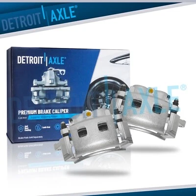 Pinzas de freno de disco delanteras izquierda derecha con soportes para camioneta Dodge B1500 Ram 1500 Foto 1 de 4