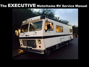 The EXECUTIVE MOTORHOME OPERATIONS MANUALS 415pg for RV Camper Service & Repair - Picture 1 of 8