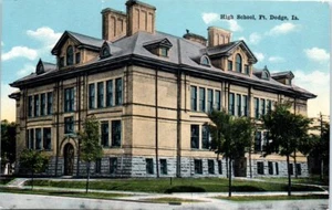 1910s IA Postcard High School Fort Dodge Iowa Unposted - Picture 1 of 2