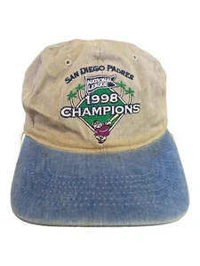 90S Vintage San Diego Padres NL Champions Embroidered Logo Tone Color 1998 - Picture 1 of 9
