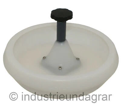 Ferkelschale LAKA weiß T Haken Schwein Ferkel Futter Wasser Schale 2,5L Kunststo