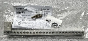 NEW Siemens GB202 Ground Bar Kit 14-4 AWG 20-position with 2/0 Lug - Picture 1 of 2