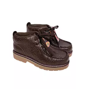 Botas Lugz Chukka Marrón Estampado Animal Puntera Sin usar, en caja, Para hombres Talla 9 Informales - Imagen 1 de 10