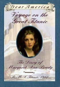Voyage on the Great Titanic: The Diary of Margaret- 0590962736, White, hardcover