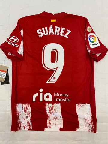 (BNIB) Atletico Madrid 2021 2022 Home La Liga Dri-Fit ADV Suarez Cover
