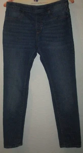 Girls Old Navy Skinny Blue Jeans Mock Front Pockets Pull-on Size XL (14/16) Plus - Picture 1 of 4