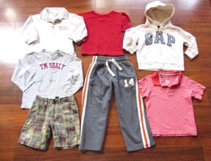 OLD NAVY GAP KIDS Crazy 8 TCP ~ Boy's 4 4T ~ VINTAGE! Shirts Shorts & Pants LOT - Picture 1 of 21