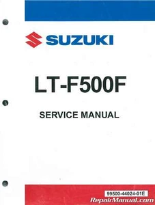 1998-2002 Suzuki LT-F500F ATV Service Manual : 99500-44024-01E - Picture 1 of 1