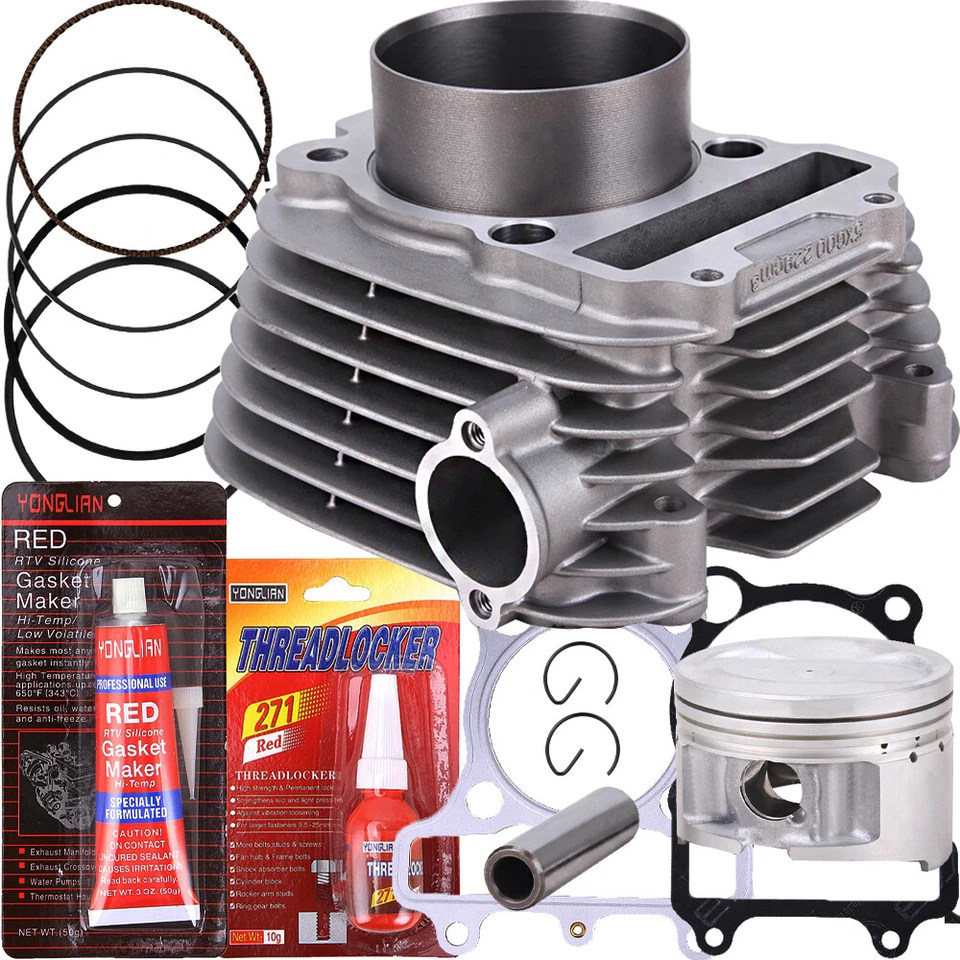 71mm 229cc Cylinder Piston Gasket Kit for Yamaha Bear Tracker Timberwolf YFM 250 — 第 1/4 张图片
