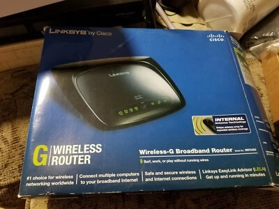 Linksys DIR-890L/R 54 Mbps 4-Port 10/100 Wireless G Router (WRT54G2) - Image 1 of 2