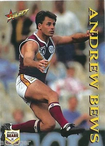 1995 Select Series 1 Base Card [ 176 ] Andrew BEWS Brisbane - Picture 1 of 1