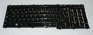 Tastatur Deutsch QWERTZ Schwarz Model No: NSK-TBB0G für Toshiba Notebooks - Bild 1 von 1