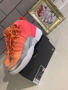 pink orange silver 12s