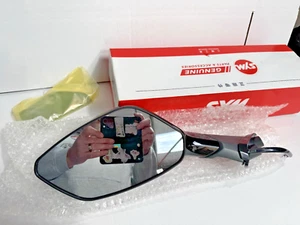 Genuine SYM GTS125 GTS 300i Joymax Left Hand Mirror 88120-L3A-008-KX - Picture 1 of 7