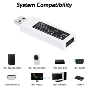 New Version Magic X Wireless Bluetooth Controller Adapter 4 Switch Steam Xbox Pc - Picture 1 of 6