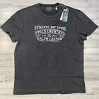 Polo Ralph Lauren Men’s Dry Goods Vintage Logo Slim T-Shirt Black Size XL NWT