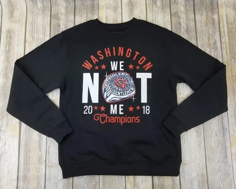 Violent Gentlemen NHL Washington Capitals Champions Sweater Mens Size S Black Cover