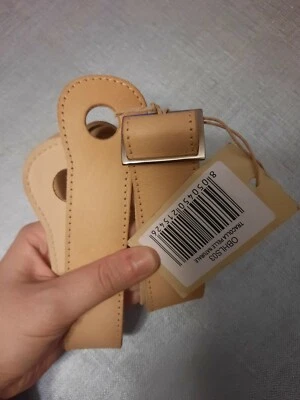 tracolla o bag naturale in cuoio vacchina - Immagine 1 di 2