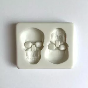 MINI SKULLS FORM, Schokolade, Silikon Fondant Form, Halloween Tortendeko, - Bild 1 von 1