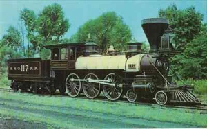 "Thatcher Perkins 1863 Locomotive Baltimore & Ohio Rail Road" Postcard - Picture 1 of 2