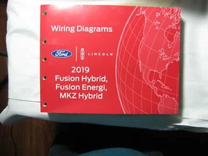 Fabricante de fabricante de equipos originales Fusion Lincoln MKZ 2019 diagramas de cableado manual usado reparación de fábrica envío gratuito - Imagen 1 de 2