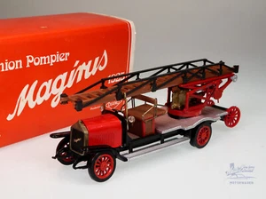 1:43 CEF Diano France 1925 Camion Pompier Magirus scala girevole vigili del fuoco scatola originale - Foto 1 di 8