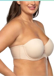 NWT Vanity Fair Beauty Back Strapless Bra in Rose Beige Women’s Size 40DDD $50 - Picture 1 of 5