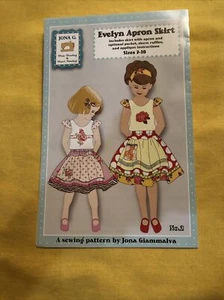girls sewing patterns size 2-10 Apron Skirt - Picture 1 of 2