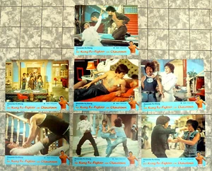 SHAW BROTHERS Chinatown Kid 7 German Lobby Cards L C`s ´78 ALEXANDER FU SHENG - Picture 1 of 1